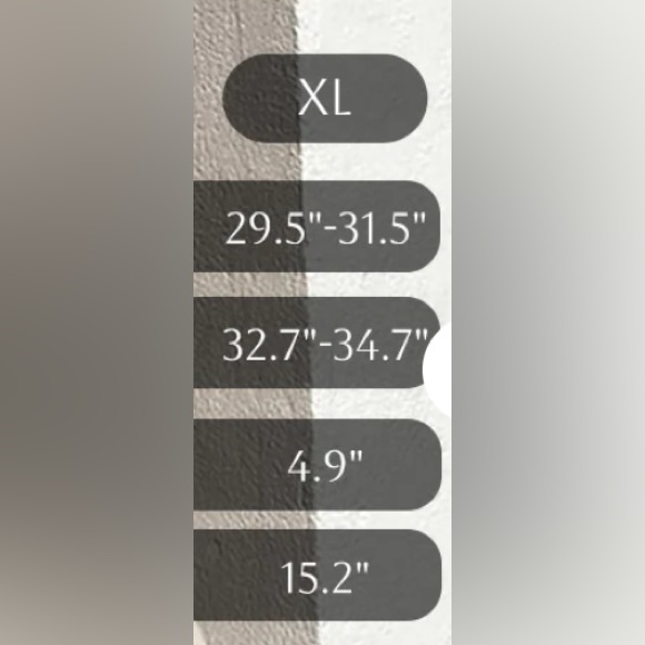 NWOT Periwinkle Blue High Waist Seamless Shorts Size XL - Picture 6 of 7